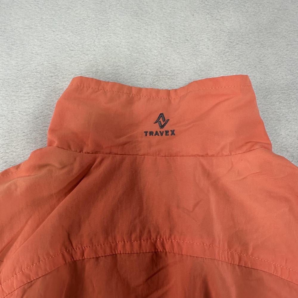 Eddie Bauer Travex Vest Womens Small Coral Nylon Lightweight Travel Hiking Zip - Picture 9 of 13